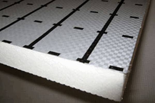 Вид плоских матов для теплого водяного пола