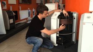 Вид теплообменника газового котла