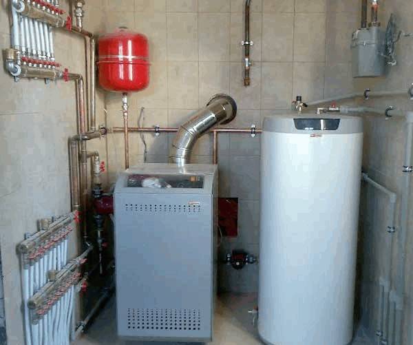Пример напольного газового котла