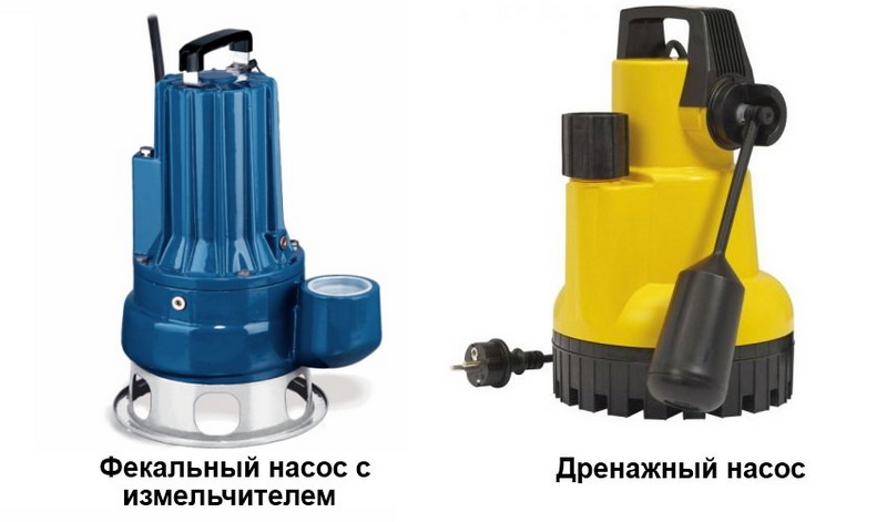 Фекальные и дренажные насосы